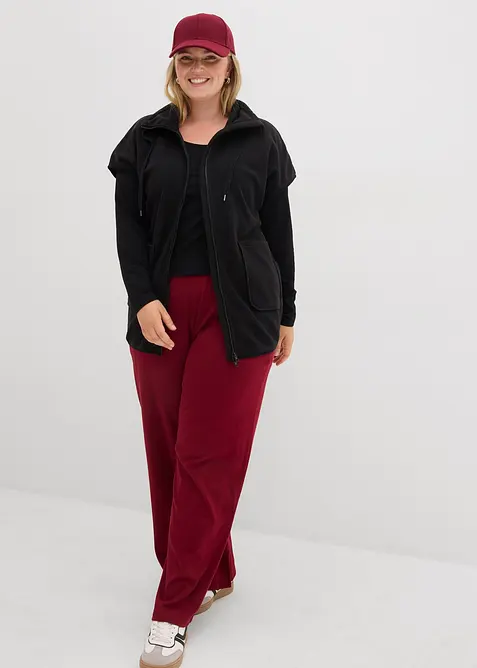 Fleeceväst i återvunnen polyester, bonprix