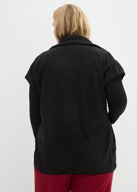 Fleeceväst i återvunnen polyester, bonprix