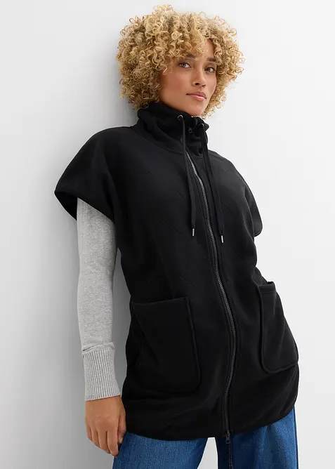 Fleecev&auml;st i &aring;tervunnen polyester, bonprix