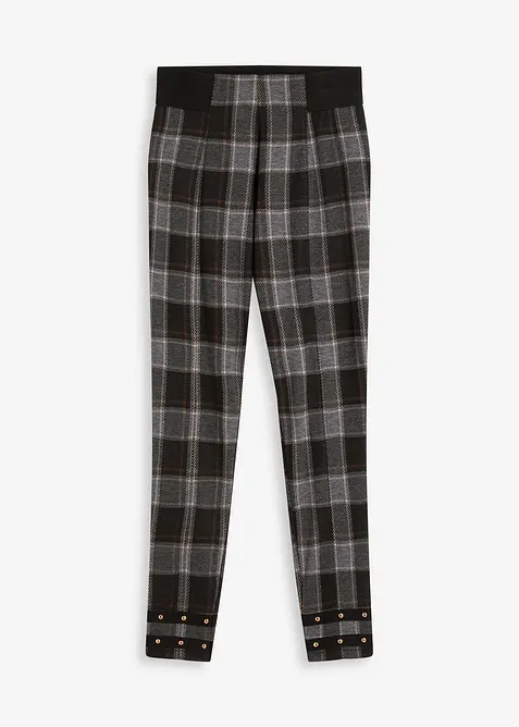 Jeggings med guldiga nitar, bonprix