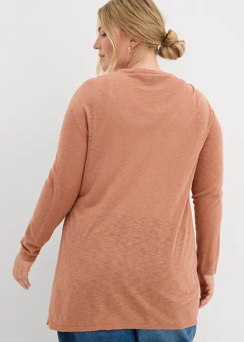 Lång cardigan utan knäppning, bonprix