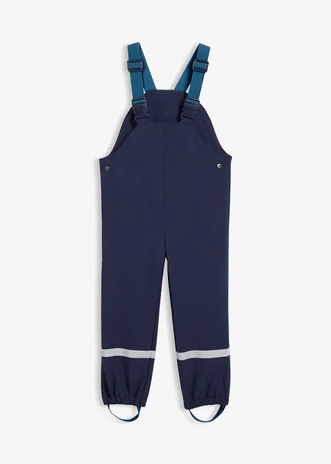 Vattenavvisande och värmande regnbyxa i softshellmaterial för barn, bonprix