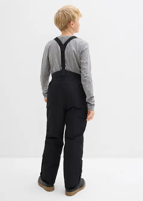 Vattentät funktionsbyxa med hängslen och reflexer, bonprix