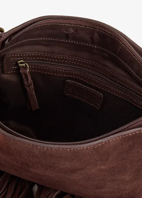 Handväska i mockaskinnimitation, bonprix