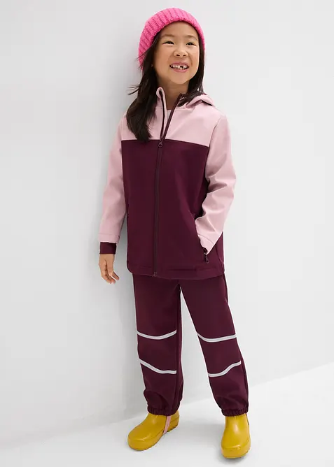 Vattenavvisande och värmande softshelljacka, bonprix