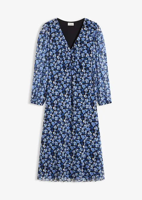 Midiklänning av mesh, bonprix