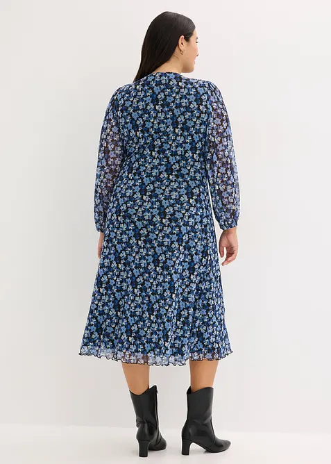 Midiklänning av mesh, bonprix