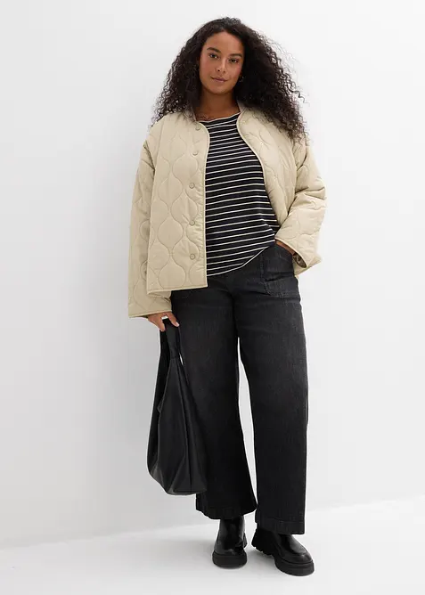 Oversized sweatshirt av ren bomull, bonprix