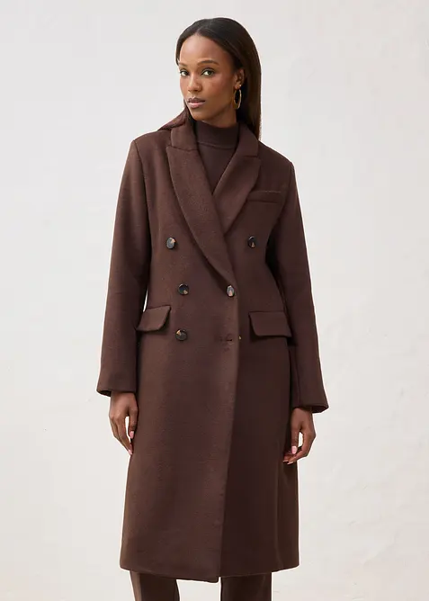 Kavajkappa i mjuk ullblandning, bonprix