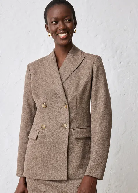 Kavaj i mjuk ullblandning, bonprix