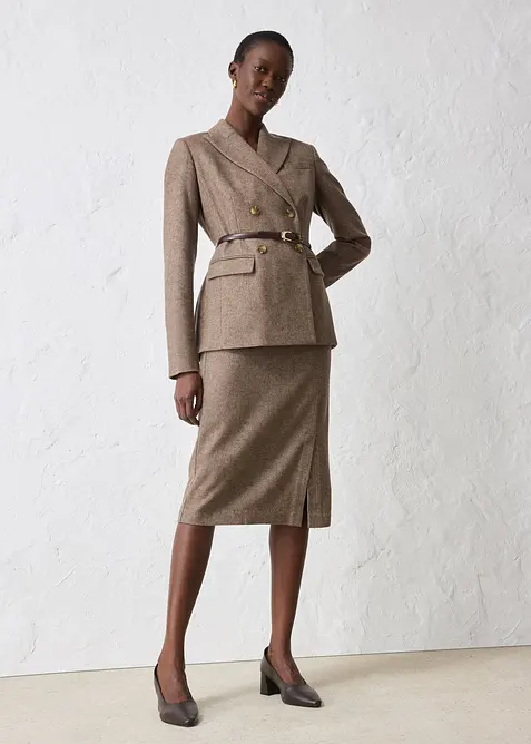 Kavaj i mjuk ullblandning, bonprix