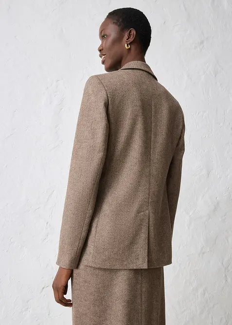 Kavaj i mjuk ullblandning, bonprix