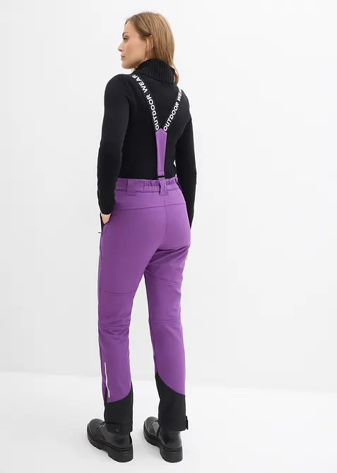 Vattenavvisande funktionsbyxa i softshell med stretchandel, bonprix