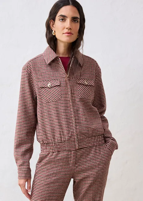 Blusjacka av yllemix, bonprix