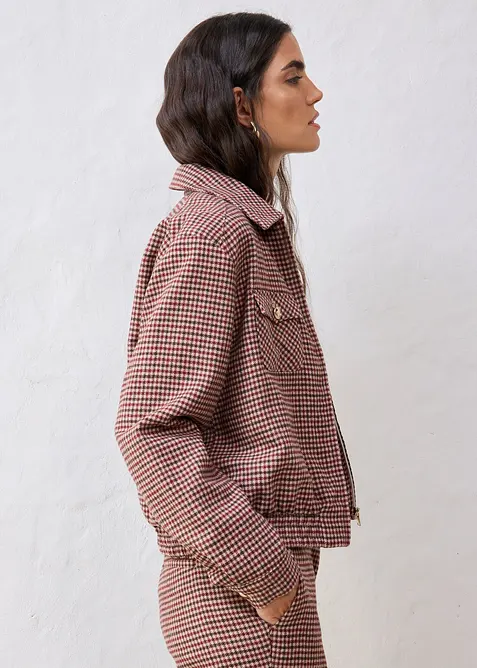 Blusjacka av yllemix, bonprix