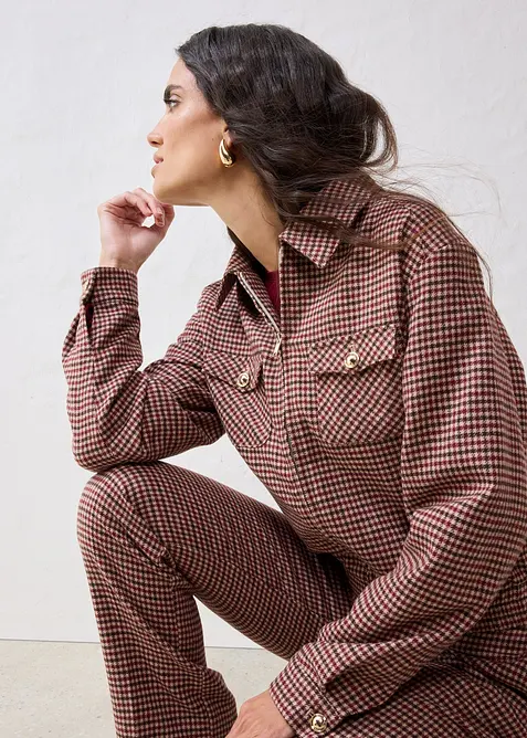 Blusjacka av yllemix, bonprix