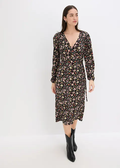 Jerseyklänning av viskosmix, bonprix