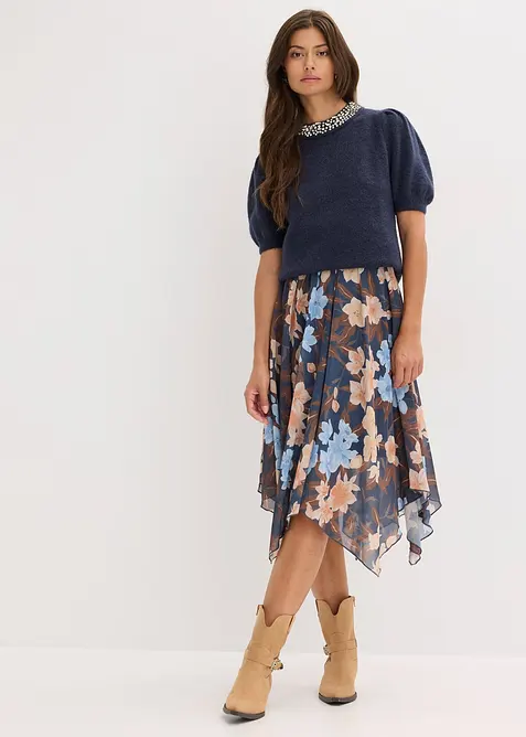 Tröja med strassapplikation, bonprix