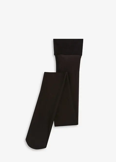 Värmande strumpbyxa med transparent look, bonprix