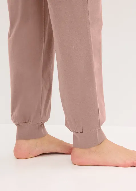 Oversizetopp och byxa i mjuk bomull, bonprix