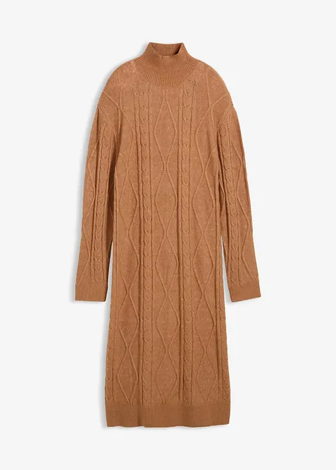 Flätstickad klänning, bonprix