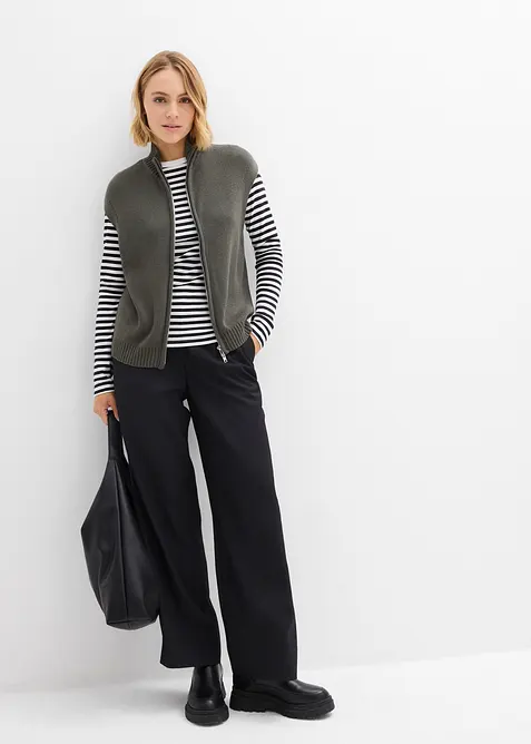 Stickad v&auml;st, bonprix