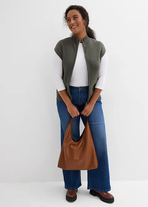 Stickad v&auml;st, bonprix