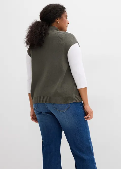 Stickad v&auml;st, bonprix