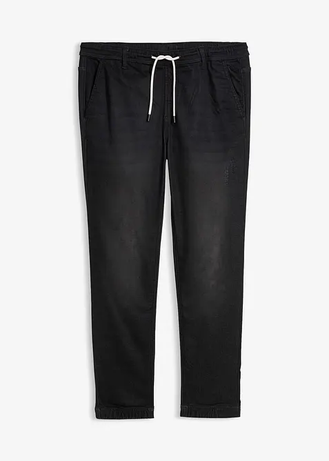 Mjuka dra på-jeans, Straight, bonprix