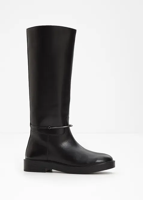 Skinnstövel med vida skaft, bonprix