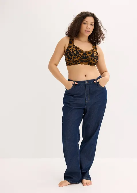 Avlastande BH utan bygel, med vadderade axelband, bonprix