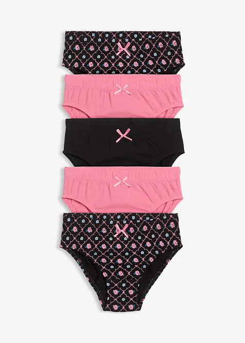 Trosa med mjuk ekologisk bomull (5-pack), bonprix