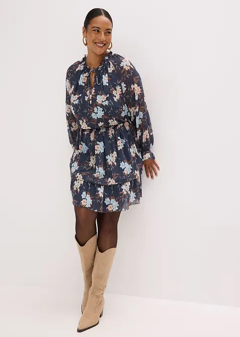 Chiffongklänning, bonprix