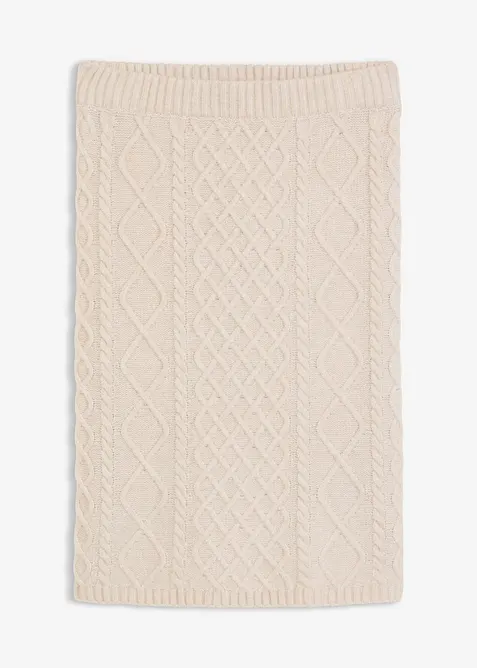 Stickad kjol, bonprix