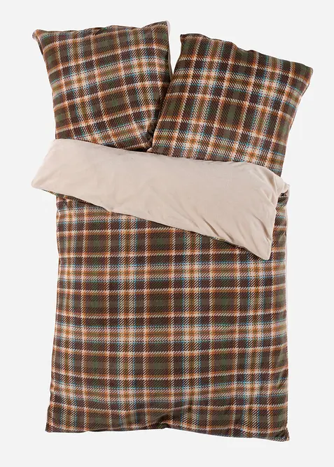 Vändbart Cashmere Touch-påslakanset med blommönster, bonprix