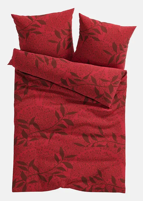 Bäddset med bladmönster, bonprix