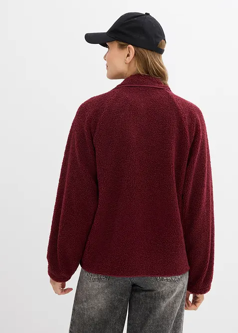 Mammajacka med babyficka i teddyfleece, bonprix