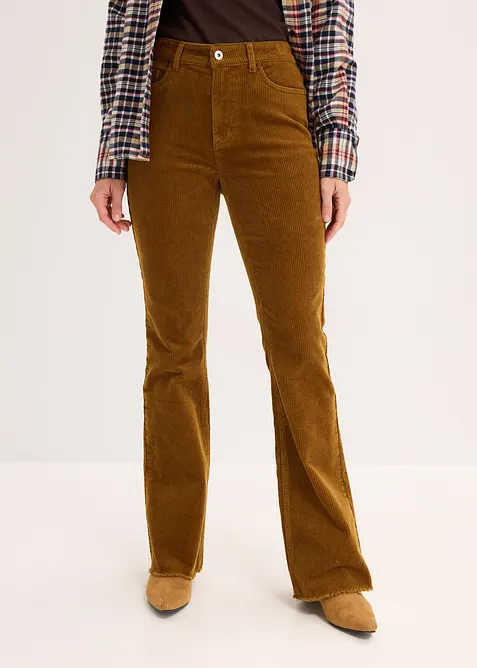 Utsvängd manchesterbyxa, bonprix