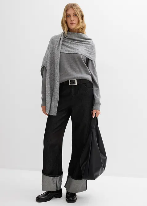 Polotröja i bomull, bonprix