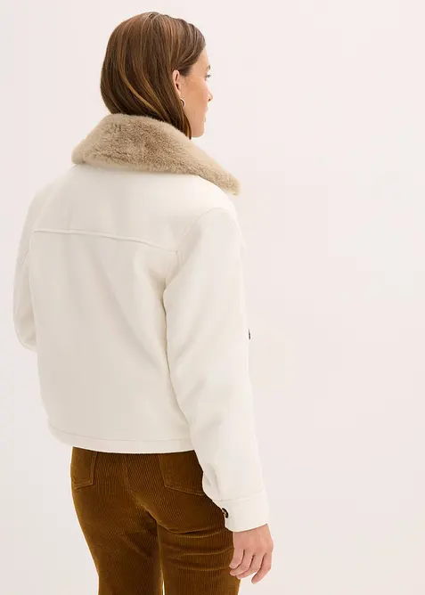 Vinterjacka i ullig stil, bonprix