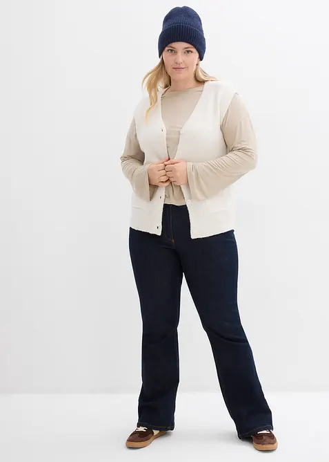 Stickad väst, bonprix