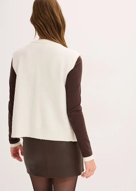 Stickad väst, bonprix