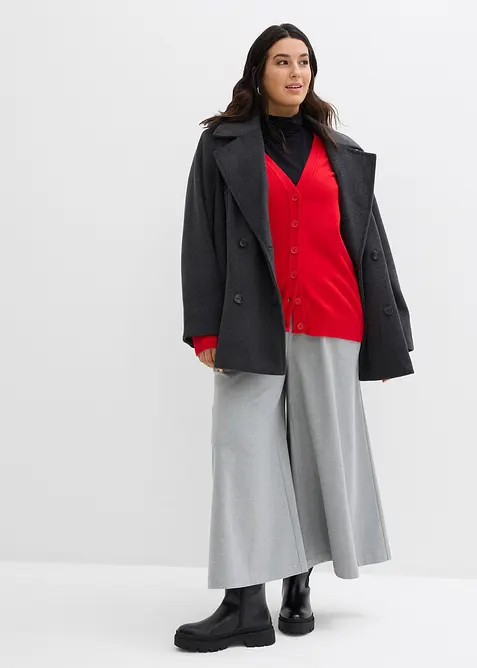 Cardigan i mjuk viskosmix, bonprix