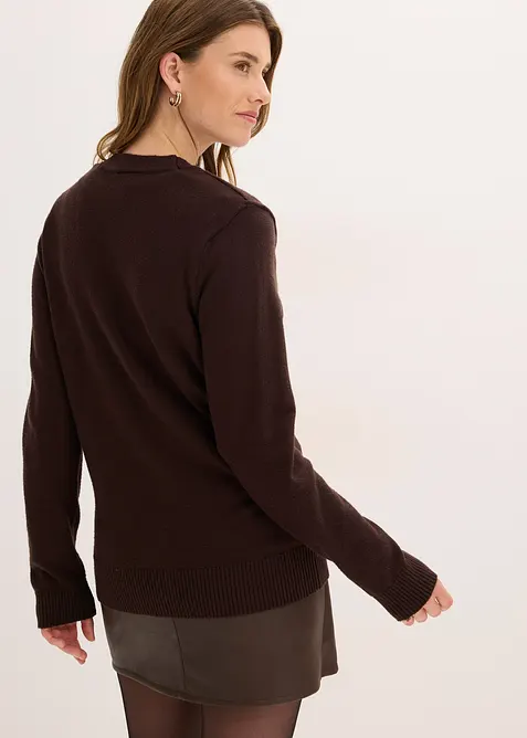 Cardigan i mjuk viskosmix, bonprix
