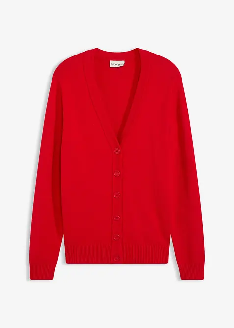 Cardigan i mjuk viskosmix, bonprix