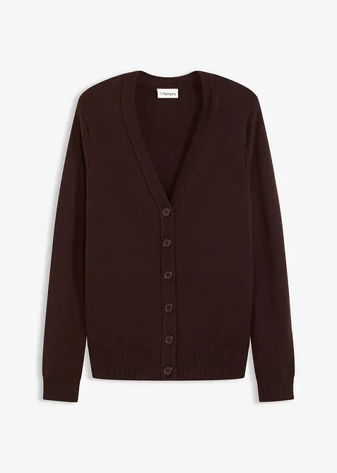 Cardigan i mjuk viskosmix, bonprix