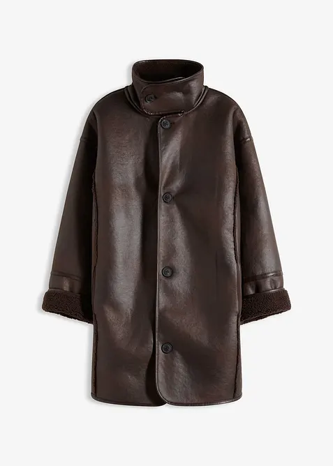 Jacka i lammskinnsimitation, bonprix