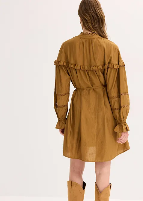 Tunikaklänning i fintrådig viskosmix, bonprix