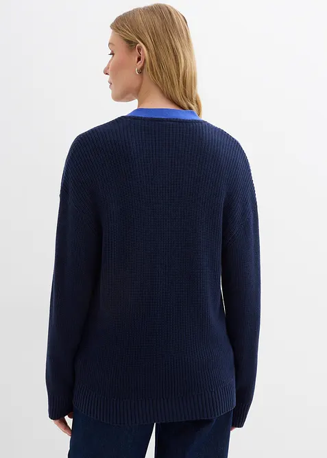 Cardigan av bomull, bonprix