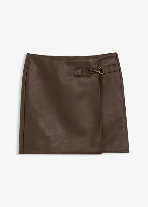 Kjol i skinnimitation, bonprix